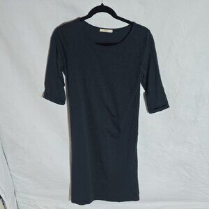 Sessun Elegant Black Midi Dress